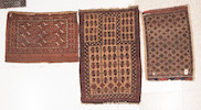 Thumbnail of Two Baluch Rugs and a Yomud Chuval Iran and Turkestan Various sizes image 2