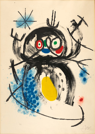 Joan Miró (1893-1983); L'automobiliste à la moustache; image 1