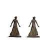 Thumbnail of Harriet Whitney Frishmuth (1880-1980) Greek Dancers (Second Version) 8 7/8 in. (22.5 cm.) high, each (Modeled and cast in 1911.) image 5