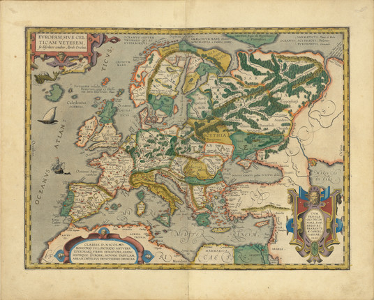 ORTELIUS, ABRAHAM. 1527-1598. Parergon sive Veteris Geographiae aliquot Tabulae. Theatrum orbis terrarum....  Antwerp Plantin, c.1595. image 2