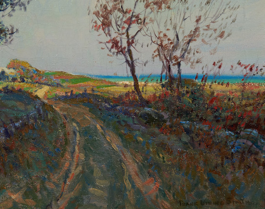 Frank Vining Smith (American, 1879-1967) Shore Acres (Chatham, Massachusetts) 22 x 26 in. (55.9 x 66.0 cm) framed 30 1/4 x 34 1/2 in. image 3