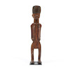 Thumbnail of A Chokwe wood figure  ht. 18 3/4 in. image 5