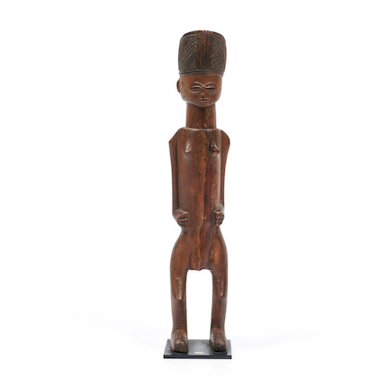 A Chokwe wood figure  ht. 18 3/4 in. image 5