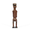 Thumbnail of A Chokwe wood figure  ht. 18 3/4 in. image 2