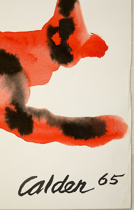 Alexander Calder (American, 1898-1976) Window Box 42 1/2 x 29 1/2 in. (108.0 x 74.5 cm) (framed 48 x 36 1/2 x 1 1/2 in.) image 3