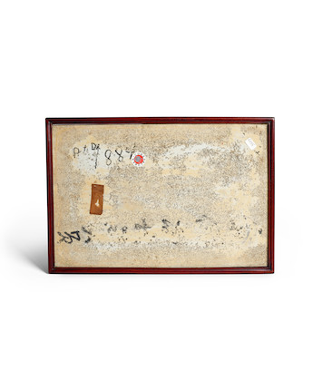 A RARE FAMILLE ROSE RECTANGULAR 'ARROW GAME' PLAQUE Qianlong-Jiaqing period, circa 1795-1820 image 2