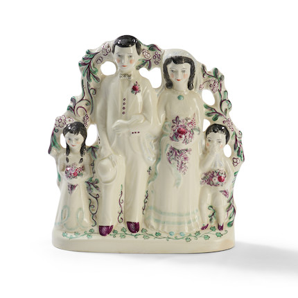 Wedgwood Queen's Ware Bridal Group England, c. 1949, image 1