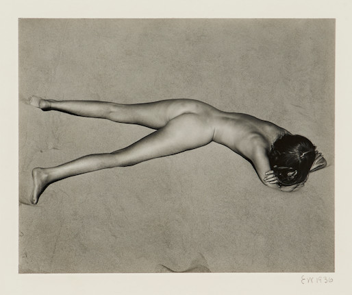 Edward Weston (1886-1958); Nude on Sand, Oceano; image 2