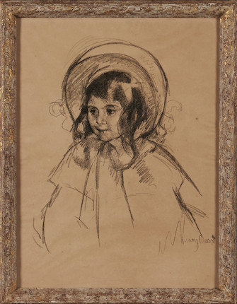 Mary Cassatt (1845-1926); Sara Wearing her Bonnet and Coat; image 2