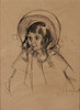 Thumbnail of Mary Cassatt (1845-1926); Sara Wearing her Bonnet and Coat; image 1