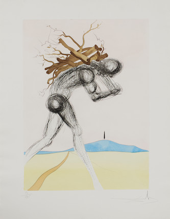 Salvador Dalí (1904-1989); Issachar from the suite The Twelve Tribes of Israel; image 2