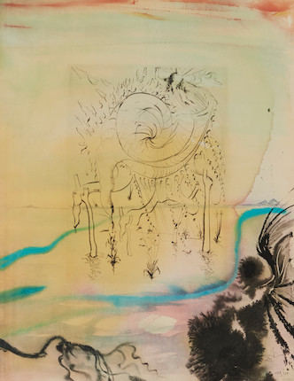 Salvador Dalí (1904-1989); Moïse sauvé des eaux from the suite Moïse et Monothéisme ; image 1