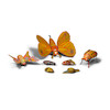 Thumbnail of A GROUP OF SEVEN PAINTED METAL MECHANICAL INSECT TOYS early 20th century, one by Strauss Mechanical toys width of largest 7 1/2in (19cm) image 1