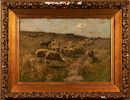 Thumbnail of Henry Singlewood Bisbing (American, 1849-1933) Summer Day in the Hills 20 x 29 in. (50.0 x 73.5 cm) period frame 30 1/2 x 39 in. image 6