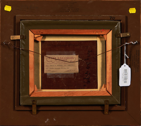 Charles Herbert Woodbury (American, 1864-1940) Studio Interior 10 x 12 in. (25.4 x 30.5 cm) framed 15 1/2 x 17 1/2 in. image 3