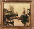 Thumbnail of Leo B. Blake (American, 1887-1976) Gloucester Harbor 20 x 24 in. (50.8 x 61.0 cm) framed 25 1/2 x 29 1/2 in. image 6