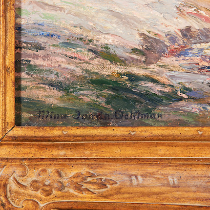 Mina Fonda Ochtman (American, 1862-1924) Morning Forest 24 x 30 in. (61.0 x 76.2 cm) framed 29 1/4 x 35 1/4 in. image 5