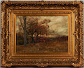Thumbnail of Charles Paul Gruppe (American, 1860-1940) Autumn in the Catskills 14 x 20 in. (35.5 x 50.8 cm) framed 24 1/2 x 30 1/2 in. image 6