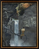 Thumbnail of Robert Verity Clem (American, 1933-2010) Peregrine Falcon at Taughannock Falls 34 1/2 x 26 1/2 in. (87.0 x 67.5 cm) framed 38 3/4 x 30 3/4 in. image 6