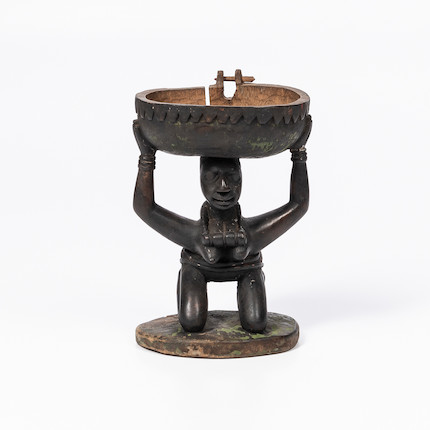 A Yoruba bowl ht. 8 3/4, wd. 5 1/2 in. image 2