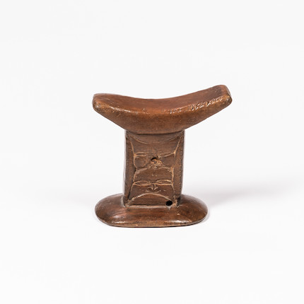 A Congo neckrest ht. 5, wd. 5 1/4 in. image 2
