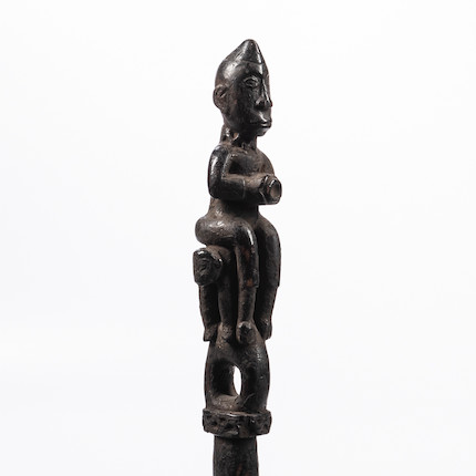 A figural Congo staff lg. 39 in. image 4