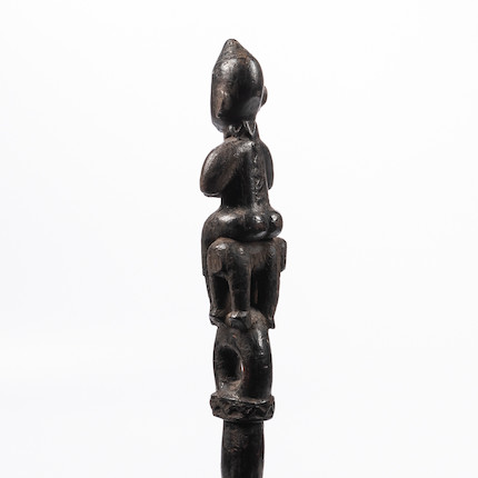 A figural Congo staff lg. 39 in. image 2