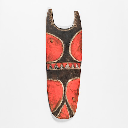 A New Guinea underarm shield, Elayborr ht. 38, wd. 13 in. image 1