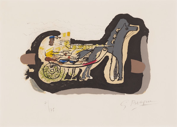 Georges Braque (1882-1963); Gélinotte; image 1