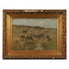 Thumbnail of Henry Singlewood Bisbing (American, 1849-1933) Summer Day in the Hills 20 x 29 in. (50.0 x 73.5 cm) period frame 30 1/2 x 39 in. image 3