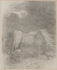 Thumbnail of Odilon Redon (1840-1916); Et il distingue une plaine aride et mamelonneuse, plate 7 from Tentation de Saint-Antoine; image 1