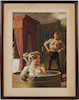 Thumbnail of Arthur Saron Sarnoff (American, 1912-2000) Cover Illustration for The Hepburn sheet size 28 1/2 x 20 5/8 in. (72.5 x 52.2 cm) framed 32 5/8 x 25 1/2 in. image 3