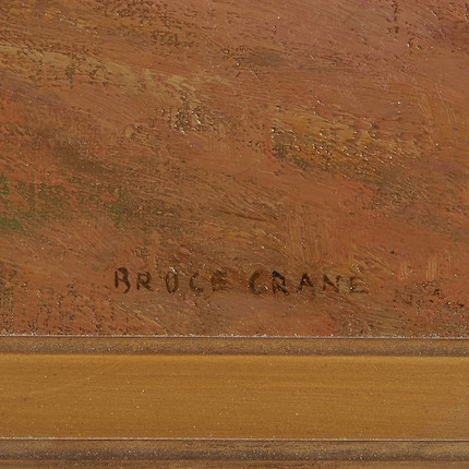 Bruce Crane (American, 1857-1937) Autumn Fields 16 x 20 in. (40.5 x 51.0 cm) framed 25 5/8 x 29 5/8 in. image 3