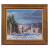 Thumbnail of Carl Wuermer (American, 1900-1982) Village in Winter 20 x 24 in. (50.8 x 61.0 cm) framed 27 x 31 in. image 3