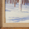 Thumbnail of Carl Wuermer (American, 1900-1982) Village in Winter 20 x 24 in. (50.8 x 61.0 cm) framed 27 x 31 in. image 2