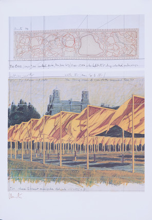 Christo & Jeanne-Claude (1935-2020; 1935-2009); The Gates Project for Central Park, New York City; image 1