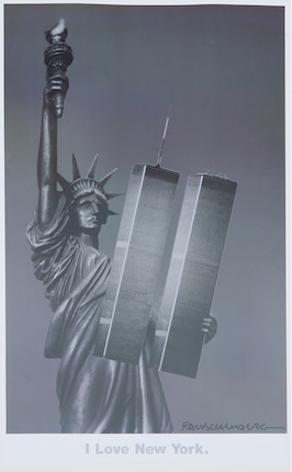 After Robert Rauschenberg (1925-2008); I Love New York.; image 1