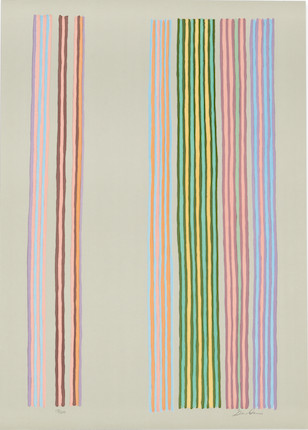 Gene Davis (1920-1985); Royal Curtain; image 1