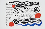 Thumbnail of Alexander Calder (1898-1976); Lo oscuro invade...; image 1