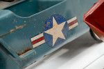 Thumbnail of Vintage Hamilton 'USAF Jeep' Pedal Car with Trailer image 2
