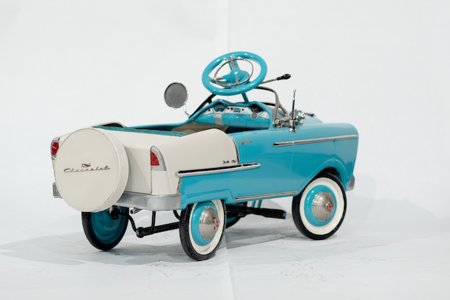 Vintage 'Shoebox -Chevy' style Pedal Car image 6