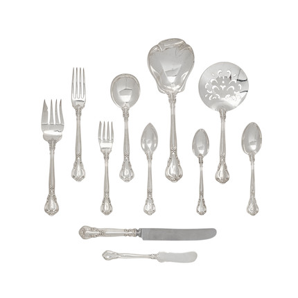 AN AMERICAN STERLING SILVER FLATWARE SERVICE FOR TWELVE by Gorham, Providence, RI image 1