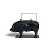 Thumbnail of A PATINATED CAST ALUMINUM ANATOMICAL MODEL OF A PIG ON STAND height 12 1/4in (31cm); width 15in (38cm) image 1