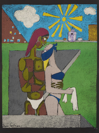 Jean Cocteau (1889-1963); Six Plates, from Les Innamorati; (6) image 3