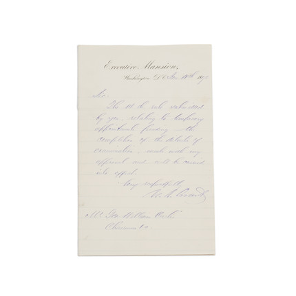 Grant, Ulysses S. (1822-1885), Letter Signed image 1