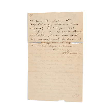Harding, Warren G. (1865-1923), Autograph Letter Signed image 3