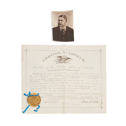 Arthur, Chester (1829-1886), Document Signed image 1