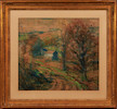 Thumbnail of Arthur Clifton Goodwin (American, 1864-1929) Road to the Farm, Autumn no visible signature sight size 19 x 21 1/4 in. (48.3 x 54.0 cm)  (framed 29 x 30 3/4 in.) image 2