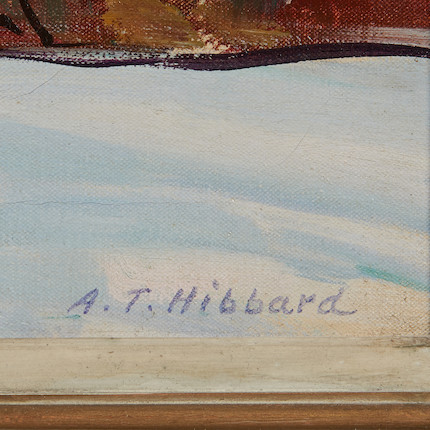 Aldro Thompson Hibbard (American, 1886-1972) Distant Range 22 x 32 in. (55.9 x 81.3 cm) framed 28 3/4 x 38 3/4 in. image 2