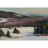 Thumbnail of Aldro Thompson Hibbard (American, 1886-1972) Distant Range 22 x 32 in. (55.9 x 81.3 cm) framed 28 3/4 x 38 3/4 in. image 1
